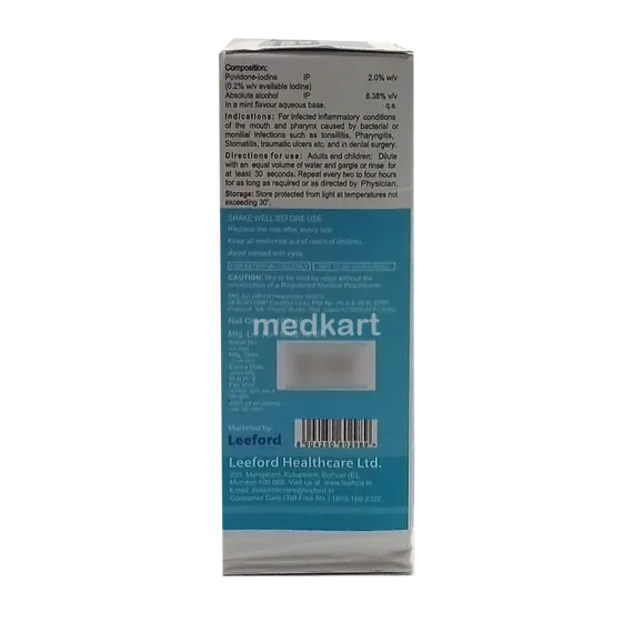 puradine gargle 100 ml